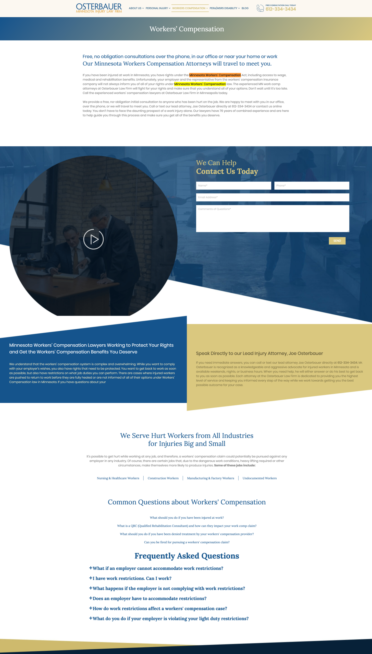 Best Law Firm For Workers Compensation Minnesota | Agency Jet