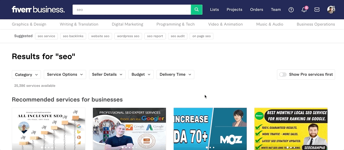 Fiverr SEO - Agency JEt